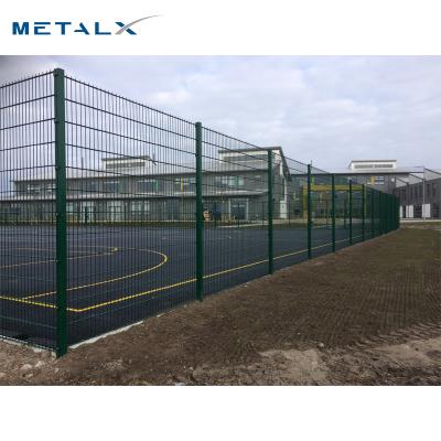 China Anping factory easily assembled zaun fence sport yard wire 868 twin mesh fencing for sale for sale