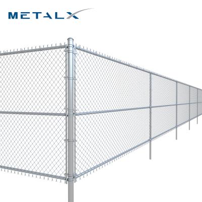 China Easily Assembled Custom Design Galvanized And PVC Coated 4ft Chain Link Fence Panel For Australia for sale