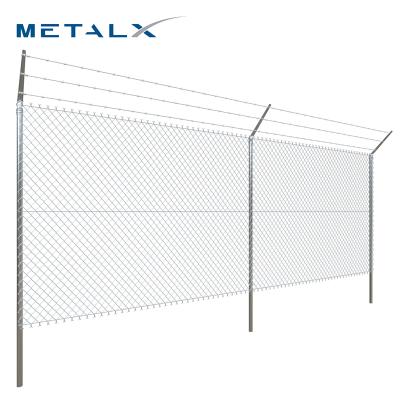 China China Supplier Easily Collected 6x6 Used Galvanized Chain Link Fence Panels For Basketball Court for sale