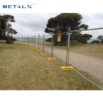 China Hot Sale Playground Construction Site Australia Easily Assembled Retractable Temporary Fence Panel Galvanized Temporary Fence for sale