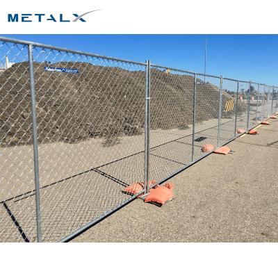 China Hot Selling Easily Assembled Portable Safety USA Standard 6' x12 Temporary Palisade Chain Link Fence Panels For Construction Site for sale