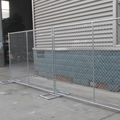 China Easily Assembled Wholesale Custom Galvanized 6ft Playground USA Dog Fence Retractable Temporary Chain Link Fencing Panel For Construction for sale