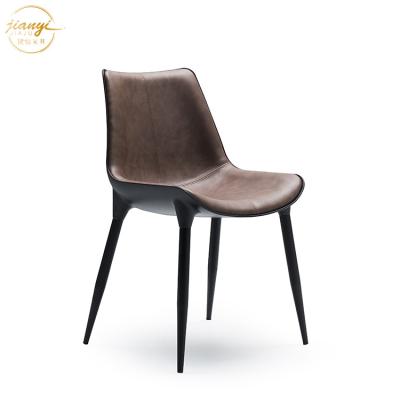 China European Modern Style Adjustable Metal Legs Elegant Dining Chair (Other) Design for sale