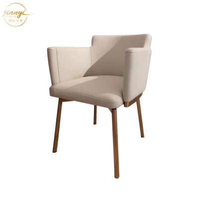 China High Quality Lightweight Luxury Swivel Metal Legs Dining Chair Wedding Banquet Revolving Dining Chair for sale