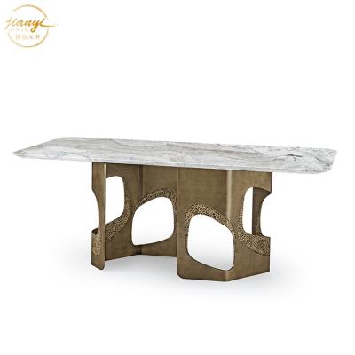 China New Design Furniture Home Villa Contemporary Dining Room Dining Table for sale