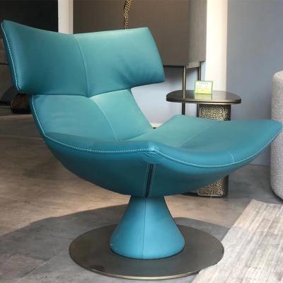 China Fashion Hotel Home Living Room Leisure Swivel Chair Comfortable Rotating Sofa/Simple Relaxing Sofa Chair Rotating for sale