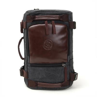 China Multifunctional High Quality Waterproof 3 Way Duffle Mountain Travel Bag Laptop Cavas Backpack for sale