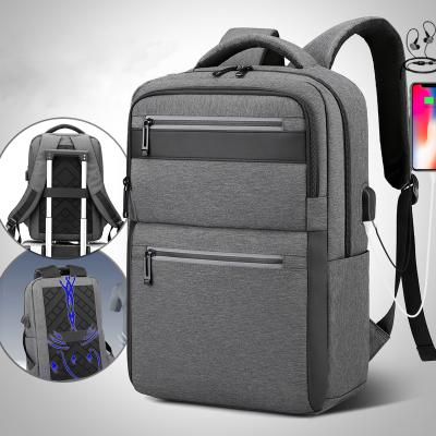 China With USB Customized Waterproof Business Laptop Bags School Travel Women Men With USB Smart Backpack for sale