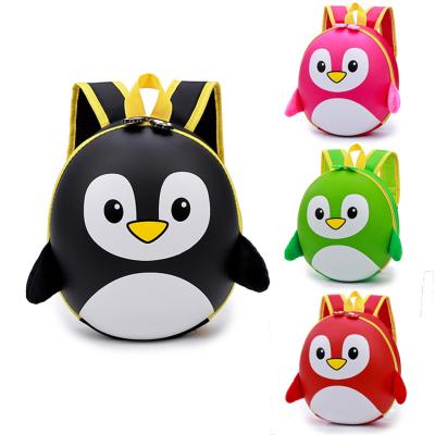 China Cute Fashion Penguin Hardshell Backpack For Kids, Lightweight Kids Animal Backpack, Zoo Pack Kids Backpack for sale