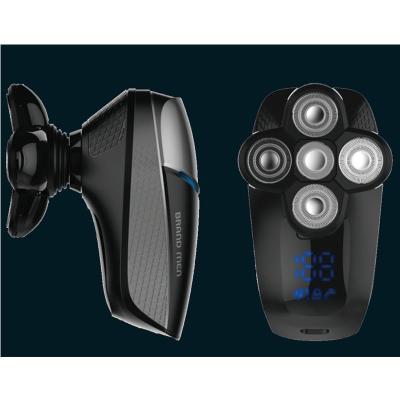 China LED Display Waterproof Multifunctional 5 in 1 Shaver for Men's Electric Rechargeable Shaver for sale