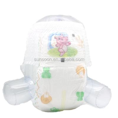 China Printed Super Soft Breathable Disposable Baby Diaper Pants Ultra Thin Dry Soft Outdoor Baby Training Pants Manufacturers In China for sale