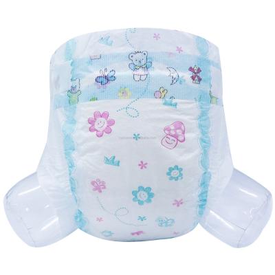 China Quanzhou High Quality Disposable Soft Strip PP Diapers Free Sample PE Film Free Sample SAP Baby Printed Quick Absorbent Diapers for sale