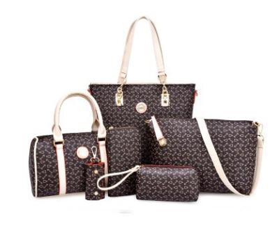 China Fashion\Dot Branded Handbag Set Comfortable\Soft Purses and Large Luxury Handbags Women Handbag Sets 5 Pieces Lady Hand Bags for sale