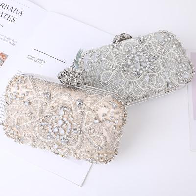 China Pc+abs Diamond Fashion Beaded Sequins Handmade Luxury Shiny Multi Beaded Bags Clutch Bag Evening Clutch Bags for sale