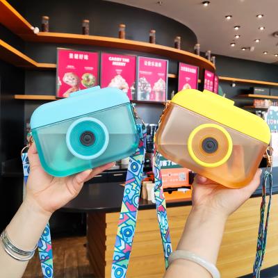 China Cute Drinks Cup Drink Bottle Purse Camera Shape Bag Cup Water Bottle Child Ice Cream Drinks Purse PU Popsicle Drinks Pouch and Bags by hand for sale