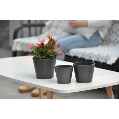 China GreenShip Supplier Manufacturers /11T12 Breathable/Eco-friendly/Unbreakable Small Round Flower Pot for sale