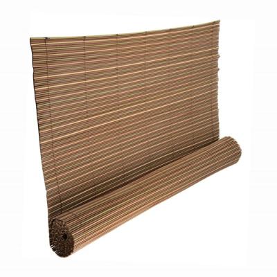 China Easily Assembled 50mm Plastic PP Bamboo Fiber Fencing For Garden Decor for sale