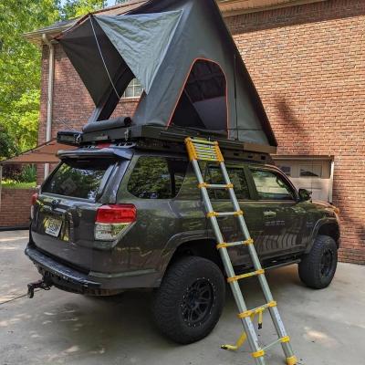 China Extended Type Top Ten Tent 4WD Trailer Tent Car Roof Top Soft Outdoor Shell Overland Offroad Portable Camping Aluminum Hard Roof Hoya 2-Person for sale