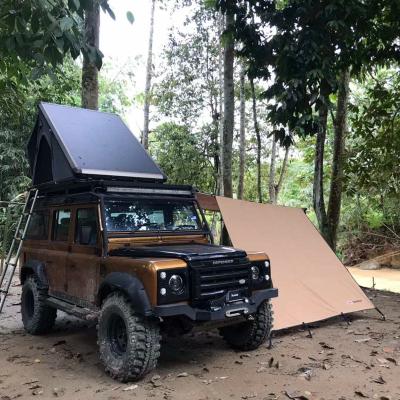 China Extended Type Outdoor Camping Large Size 3-4 Person Hoya Roof Top Roof Tent Aluminum Top Hard Shell Car Roof Shell Tent For Sale for sale