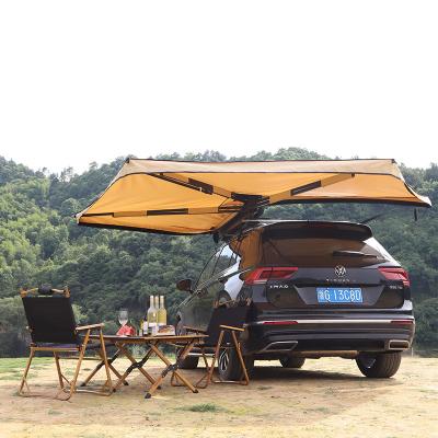 China Custom Logo New Arrivals Extended Type 270 Degree Vehicle Truck Awning Free Standing Camper Van Outdoor Tent for sale