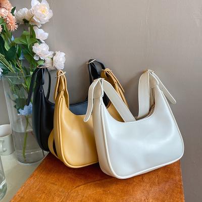 China New Madame Taninsy Pleated Armpit Bag White Black Yellow Selling Luxury Women PU Shoulder Bag High Capacity Chain Leather Handbag for sale