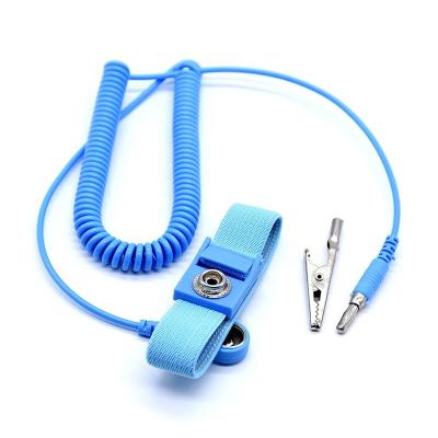 China Labor Protection/EPA/Lap/Cleanroom Anti-Static Anti-Static Wrist Rope ESD Melting Wrist Strap Elastic Band Static Adjustable Anti-Static Wristbands for sale