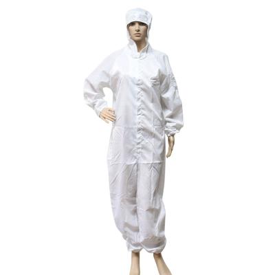 China Anti-Wrinkle Workwear Cleanroom Overalls Anti-Static ESD Overcoat for sale