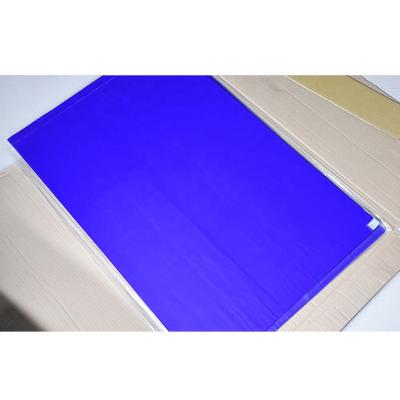 China Medical / Cleanroom And Other Cleanroom Dust Proof Factory Esd Blue Disposable Sticky Mat for sale