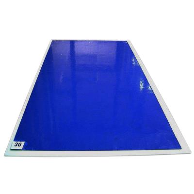 China Medical / Cleanroom Made In China Cleanroom 60cmX90cm Blue PE Disposable Dust Cleaning Sticky Mat for sale