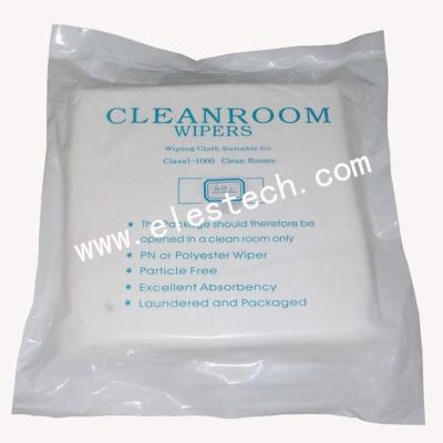 China 100% Polyester Tear-resistant double knit nonwoven cleanroom wiper cleaning wipers for wiping glass for sale