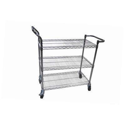 China ESD Trolley Clean Room Electronic Coil Storage Cart SMT Stainless Steel Pharmaceutical Antistatic Rack Carts ESD PCB Storage Cart for sale