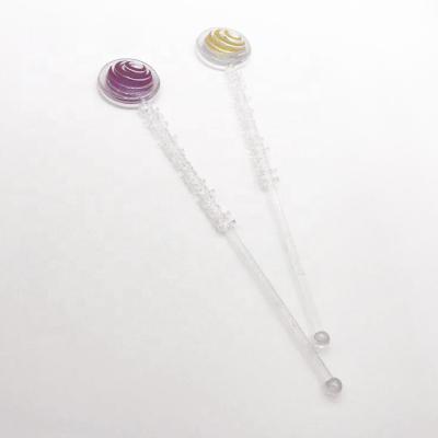 China Disposable Decorative Customized Wedding Crescent Moon Cocktail Stirrers for sale