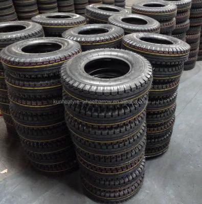 China competitive price high quality three rib pattern wheel 4.00-8 motorcycle tire tube price 4.00-8 for sale