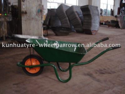 China Metal rubber wheel wheelbarrow for sale