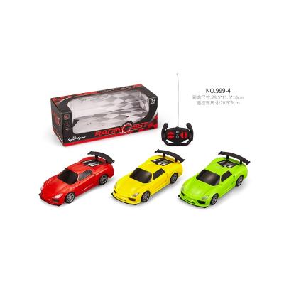 China 1:20 4 WD remote control car children's toy simulation rechargeable obstacle avoidance car wireless rechargeable racing car for sale