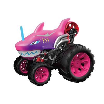 China NEW ARRIVAL 2.4G RC CAR SPINNING SHARK TOYS WITH PINK COLOR AND BLUE COLOR FOR CHILD BETTER TASTE for sale