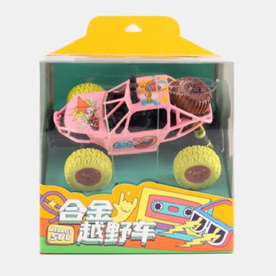 China Resilient Toy Car Toy Inertia Friction Toy Car Children's Alloy Crash Removal Car Boy Simulation Off-Road Toy Car for sale