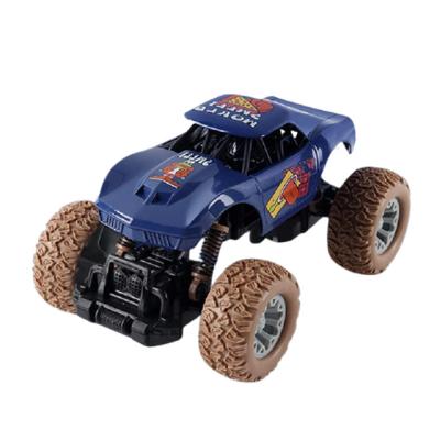 China Friction Toy Children's Cartoon Metal Car Off-Road Super Smash Resistant Climbing Vehicle Pull Back Alloy Car Toy for sale