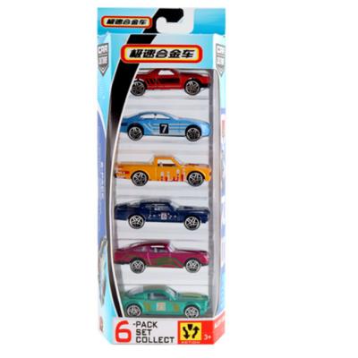 China Friction Toy Speed ​​Bounce Car Mini Alloy Car Children's Toy Inertial Sliding Model Car for sale