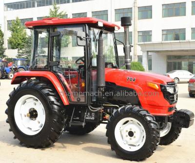 China Factory Best Competitive Price 70hp 4WD 704 Cheap Farm Tractor With A/C Cabin for sale