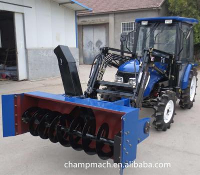 China B5418F Small 4 Wheel Drive Tractor Front Loader Snow Blower for sale