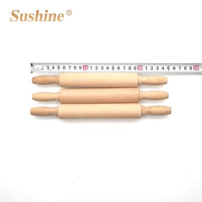 China Stocked Mini Wooden Rolling Pin Stick High Grade Wooden Rolling Pin Code Baking Tools Custom Logo for sale