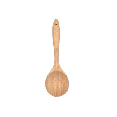 China High Quality Wooden Beech Rice Soup Spoon Utensil Kitchen Utensil Stocked Durable for sale