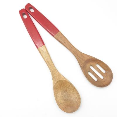 China Viable Hot Selling Wooden Cookware Set Kitchen Wood Spoon Spatula Tools Utensil Tool Hot for sale