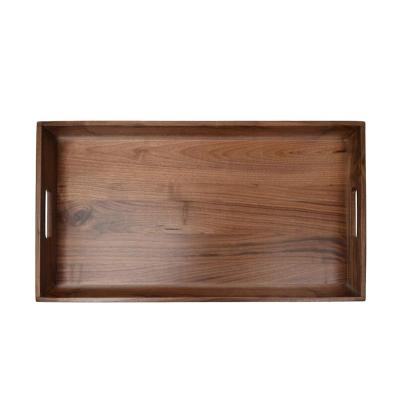 China Lovely Eco - Friendly Chinese Wooden Fruit Serving Tray With Handle for sale