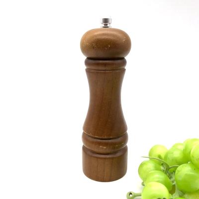 China Sustainable Hot Selling Manual Solid Wood Salt and Pepper Grinder Mill Salt and Pepper Grinder for sale