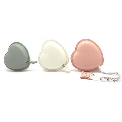 China Custom Heart Shaped Tape Measure Custom Wholesale Minimalist Double Scale Customization for sale