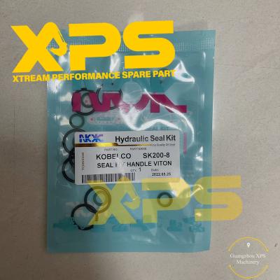 China EXCAVATOR XPS hydraulic cylinder seal kit boom arm bucket cylinder seal kit for kobelco sk200-8 k3v112 track adjuster seal kit seal stamp for sale
