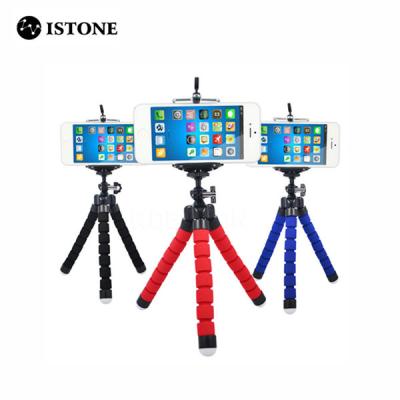 China Portable and Cheap Octopus Mini Tripod Brackets Stand Sponge Tripod Pop Sponge for Mobile Phones Camera for sale