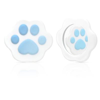 China 2022 Personalized Custom Cat Paw Silicone Pocket Mirror Valentines Cute Gift ute Mini Mirrors Hand Mirrors INS for sale